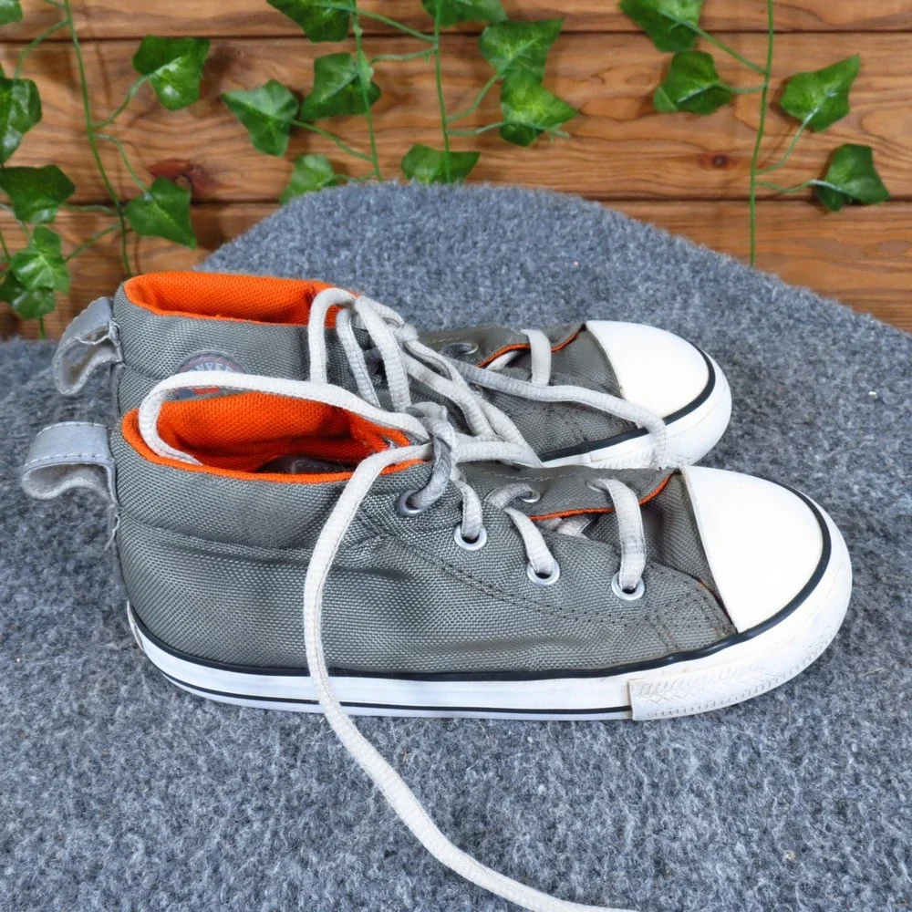 Converse Chuck Taylor All Star Street Mid Infant Sneakers Size 10 Play Olive